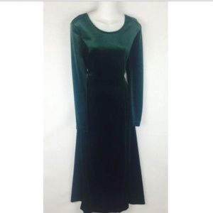 Cold Water Creek Park Ave Velour Dress